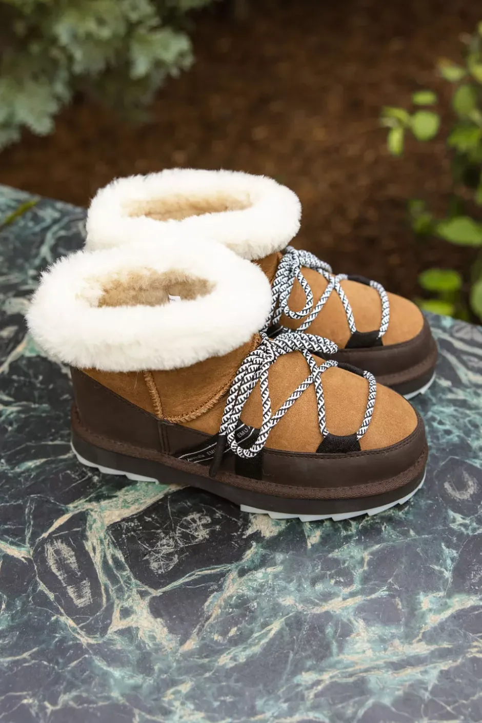 Blurred Micro Boots Chestnut^EMU Clearance