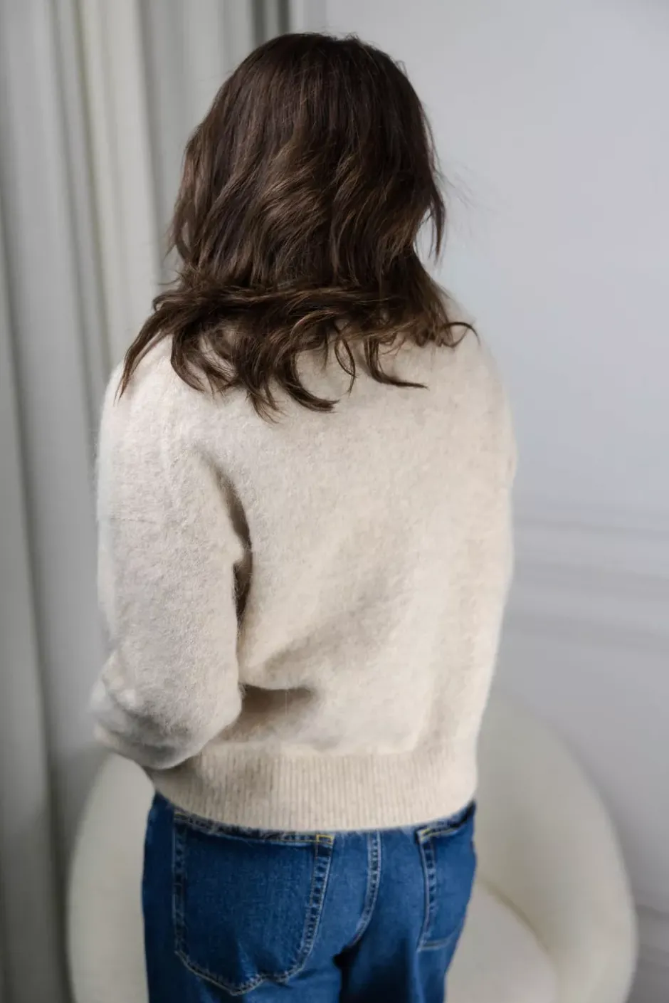 Bobbie Cardigan Light Oat^ANINE BING Online