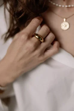 Bold Ring Gold^HIIL STUDIO JEWELRY Clearance