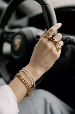 Bold Ring Gold^HIIL STUDIO JEWELRY Clearance