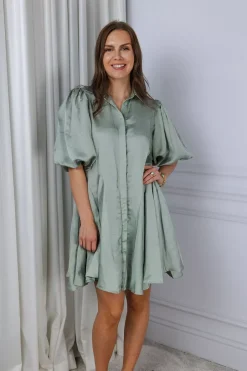Bon Weekend Dress Soft Pistachio^CONFETTIBIRD New
