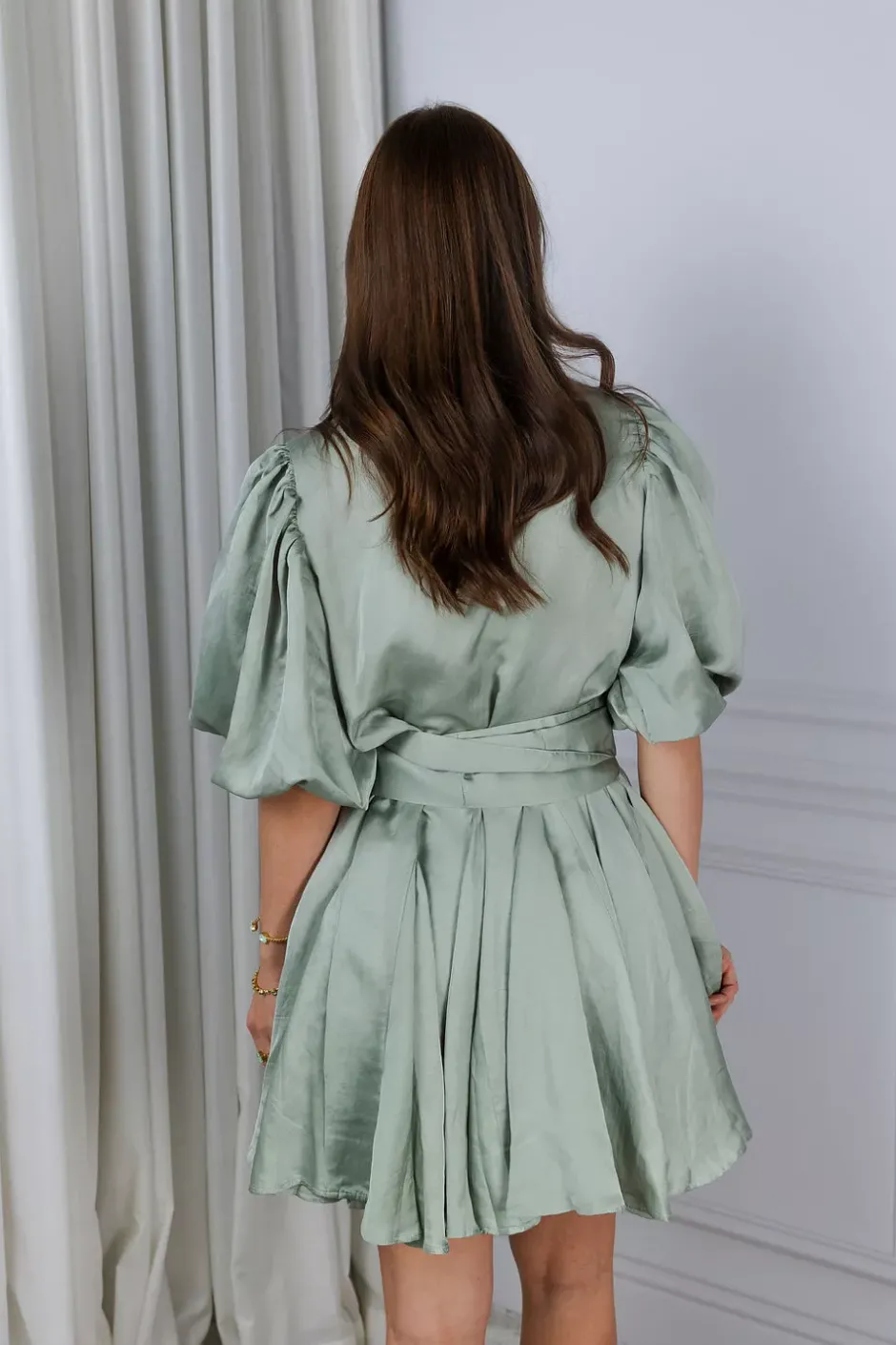 Bon Weekend Dress Soft Pistachio^CONFETTIBIRD New