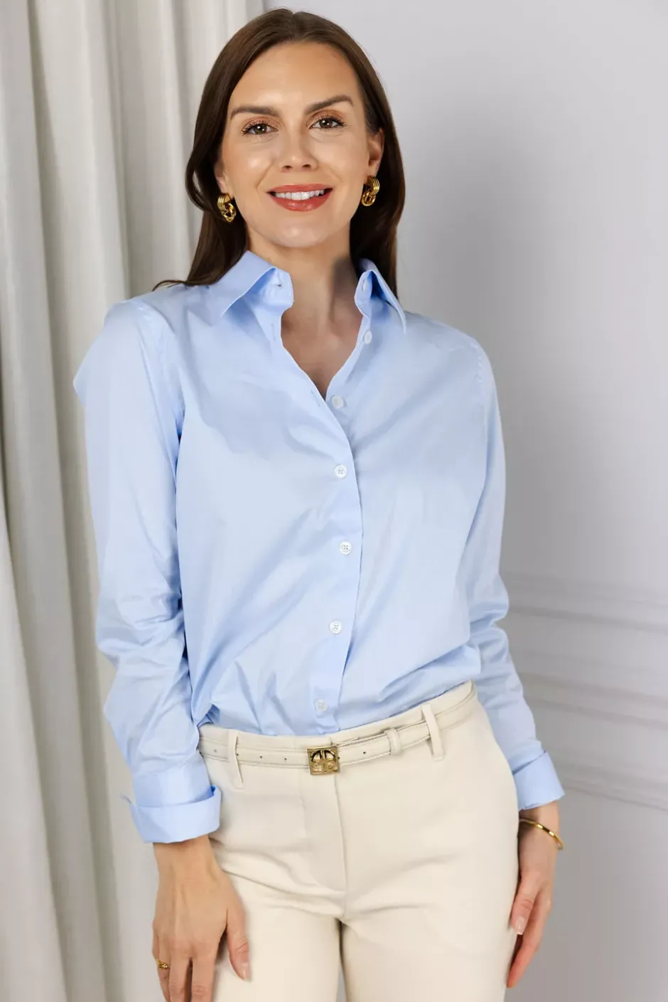 Brenda Shirt Light Blue^SAND Fashion