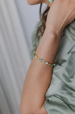 Calanthe Bracelet Gold Laguna Combo^CAROLINE SVEDBOM Sale