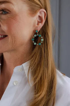 Calanthe Earrings Gold Laguna Combo^CAROLINE SVEDBOM Online