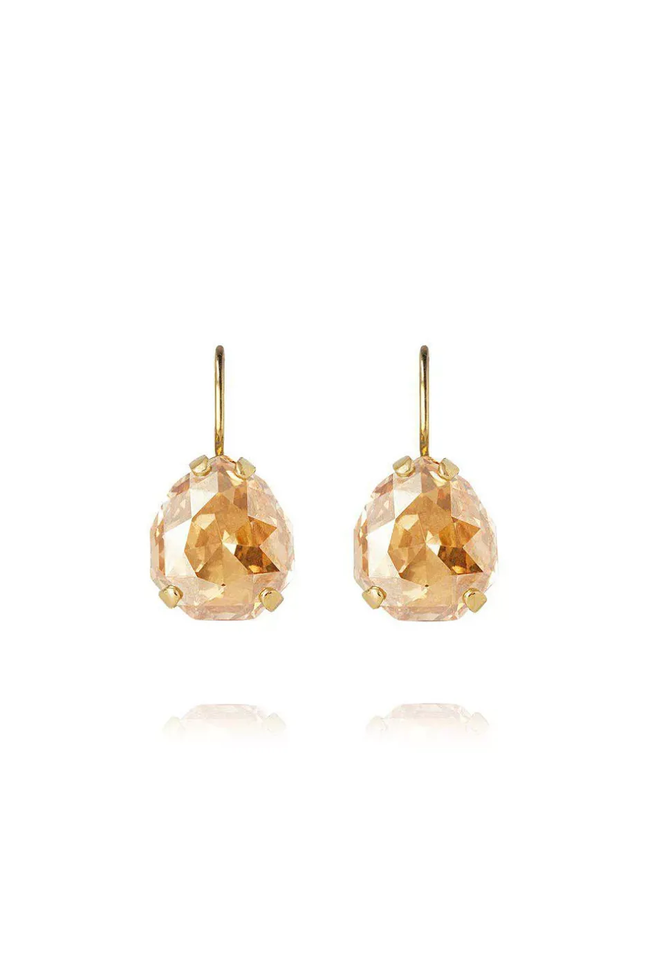 Carlotta Clasp Earrings Gold Golden Shadow^CAROLINE SVEDBOM Sale