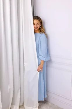 Carolina Crinkled Dress Lt Blue^ARNIE SAYS Discount