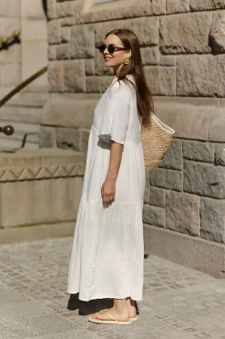 Casablanca Dress Coconut^NECTAR Online