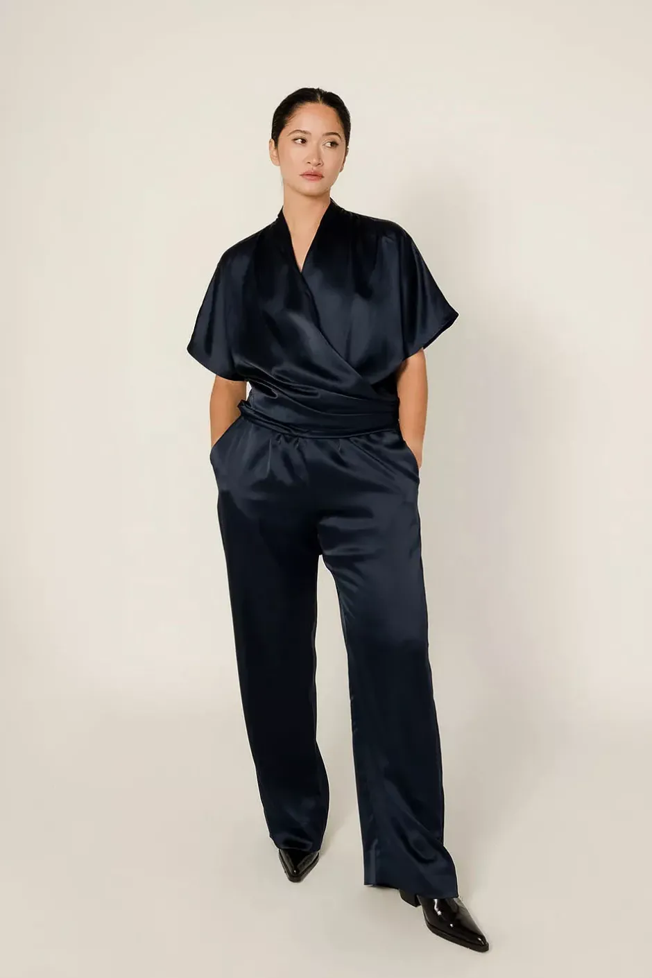 Cassia Top Midnight Blue^VIVEH New