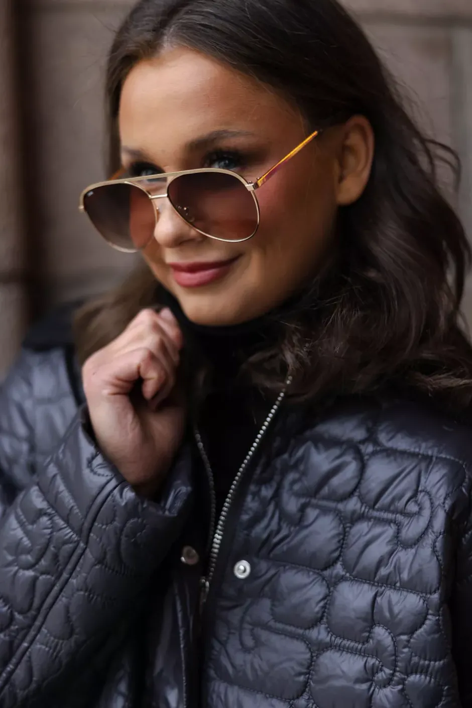 Charlie Gold/Brown To Pink Fade^OTRA EYEWEAR New