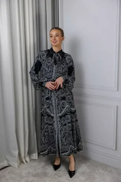 Chiara Maxi Dress Onyx Black Medici^SCARLETT POPPIES Best