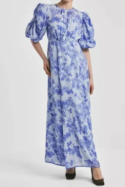 Chiffon Maxi Dress Sky Blue^BY TIMO Hot