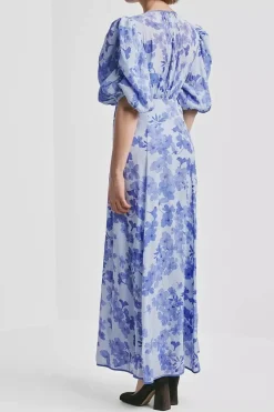 Chiffon Maxi Dress Sky Blue^BY TIMO Hot