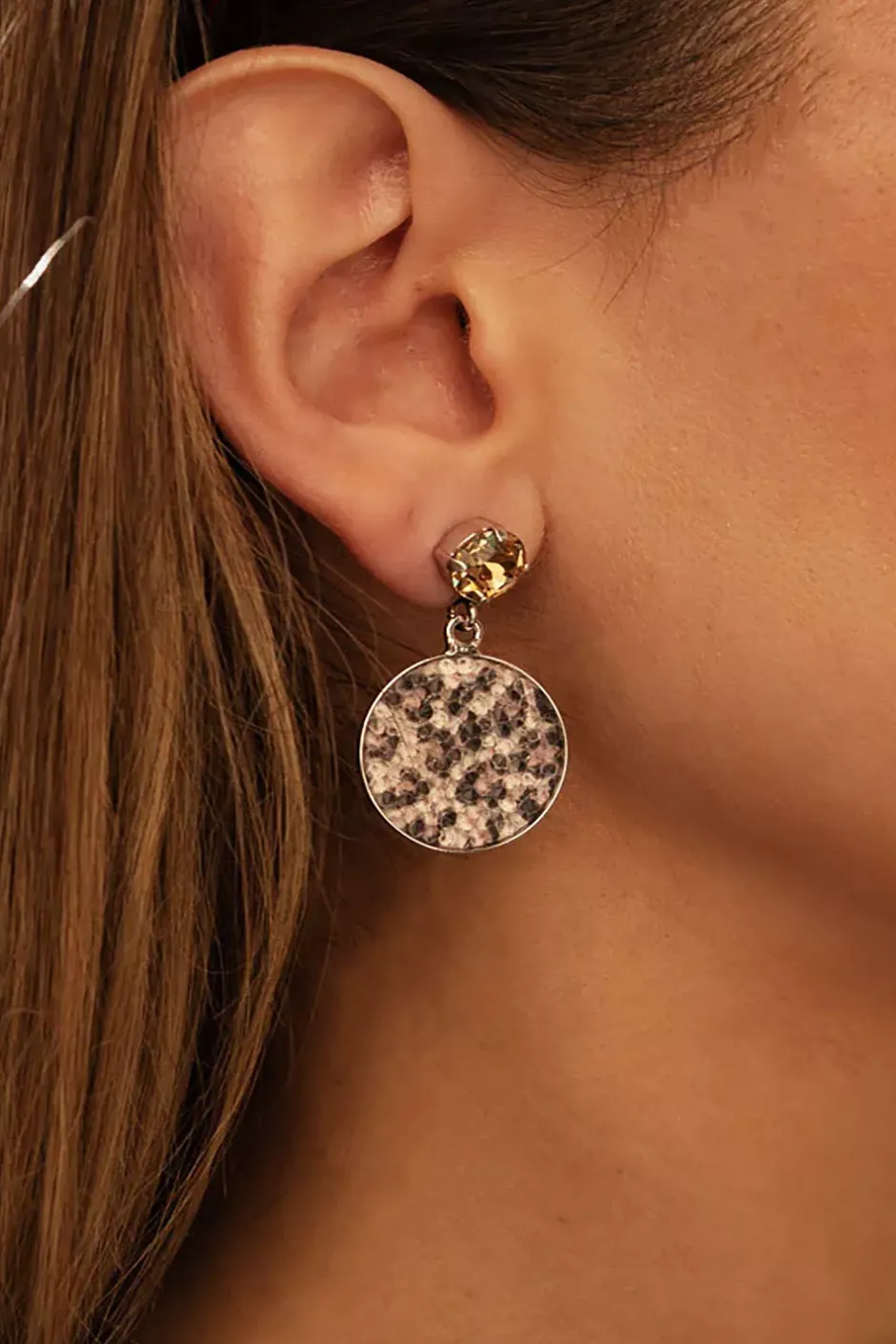 Chloe Earrings Gold Leo^CAROLINE SVEDBOM Online