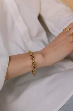 Chunky Bracelet Gold^HIIL STUDIO JEWELRY Clearance