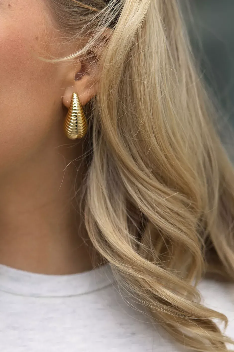 Chunky Circle Earrings Gold^HIIL STUDIO JEWELRY Discount