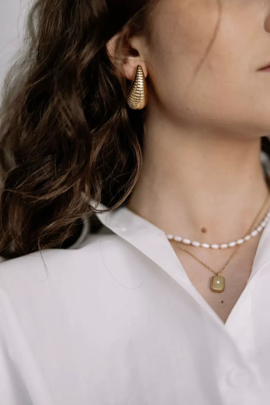 Chunky Circle Earrings Gold^HIIL STUDIO JEWELRY Discount