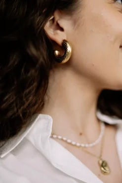 Chunky Loop Earrings Gold^HIIL STUDIO JEWELRY Online