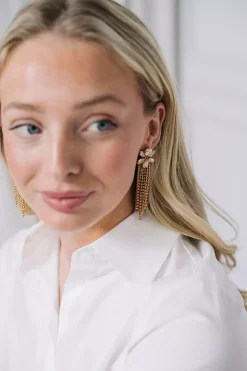 Ciara Earrings Gold Golden Shadow^CAROLINE SVEDBOM Online