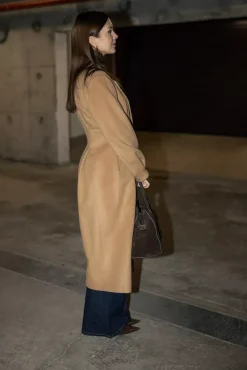Cinched Coat Camel^DAGMAR Online