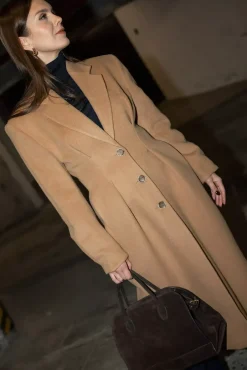 Cinched Coat Camel^DAGMAR Online