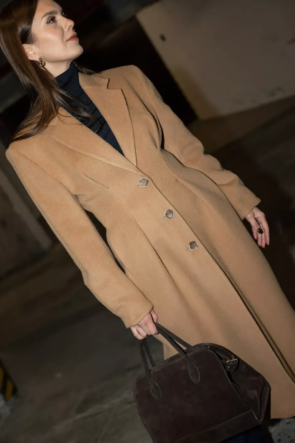 Cinched Coat Camel^DAGMAR Online