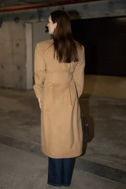 Cinched Coat Camel^DAGMAR Online