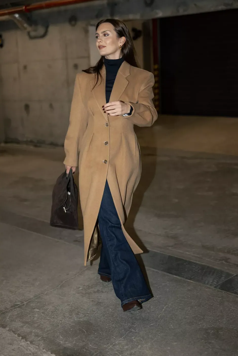 Cinched Coat Camel^DAGMAR Online