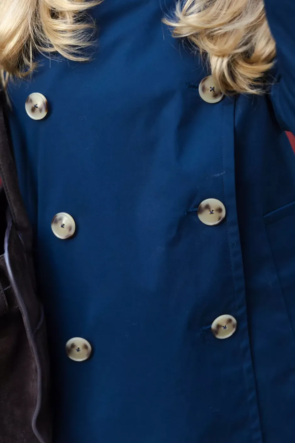 Cine Short Trench Dark Navy^SAND Sale