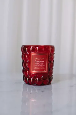 Classic Candle Cherry Gloss 40t^VOLUSPA Fashion