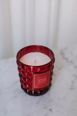 Classic Candle Cherry Gloss 40t^VOLUSPA Fashion