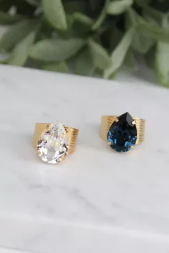 Classic Drop Ring Crystal^CAROLINE SVEDBOM Online