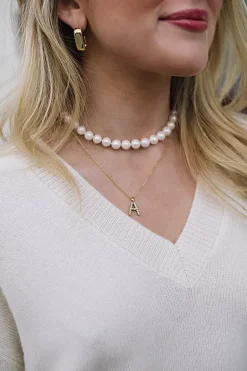 Classic Pearl Choker White^ANINE BING Fashion