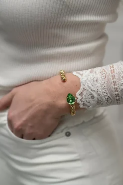 Classic Rope Bracelet Gold Peridot^CAROLINE SVEDBOM Best