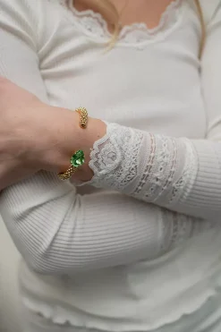 Classic Rope Bracelet Gold Peridot^CAROLINE SVEDBOM Best