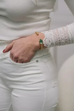 Classic Rope Bracelet Gold Peridot^CAROLINE SVEDBOM Best