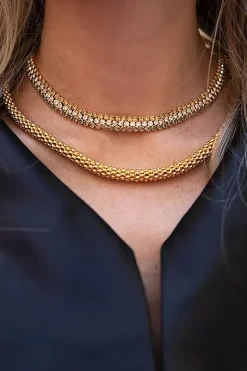 Classic Rope Necklace Gold^CAROLINE SVEDBOM New
