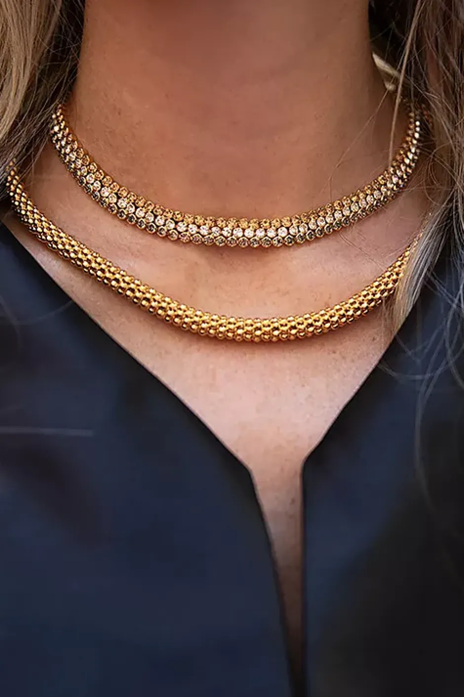 Classic Rope Necklace Gold^CAROLINE SVEDBOM New