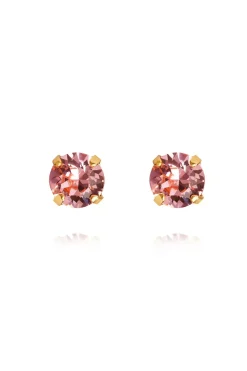 Classic Stud Earring Gold Light Rose^CAROLINE SVEDBOM Fashion