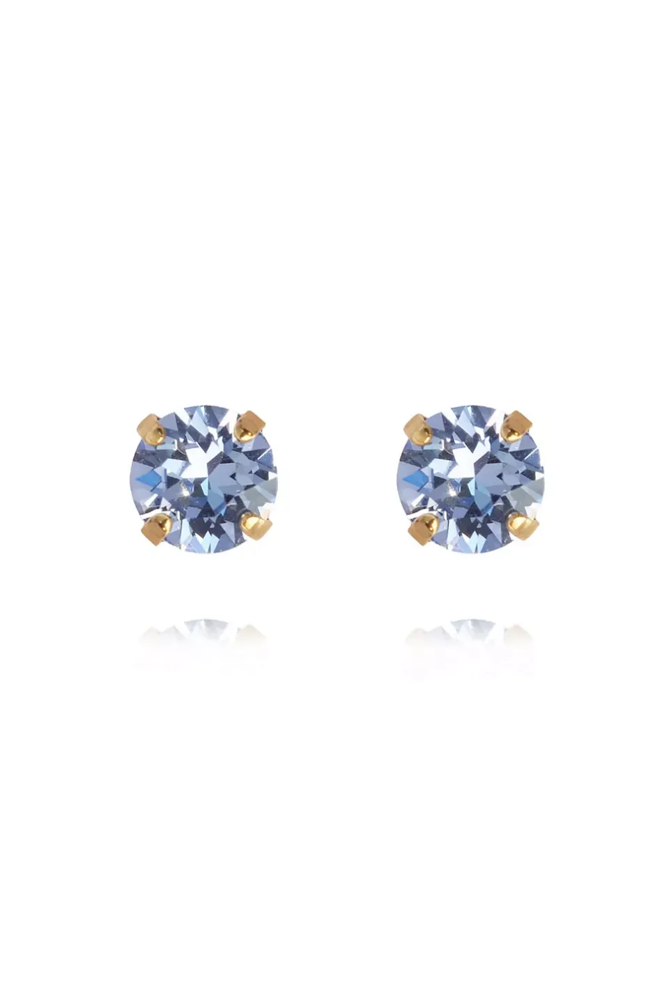 Classic Stud Earring Gold Light Sapphire^CAROLINE SVEDBOM Clearance