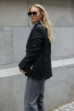 Classic Wool Blazer Black^DAGMAR Outlet