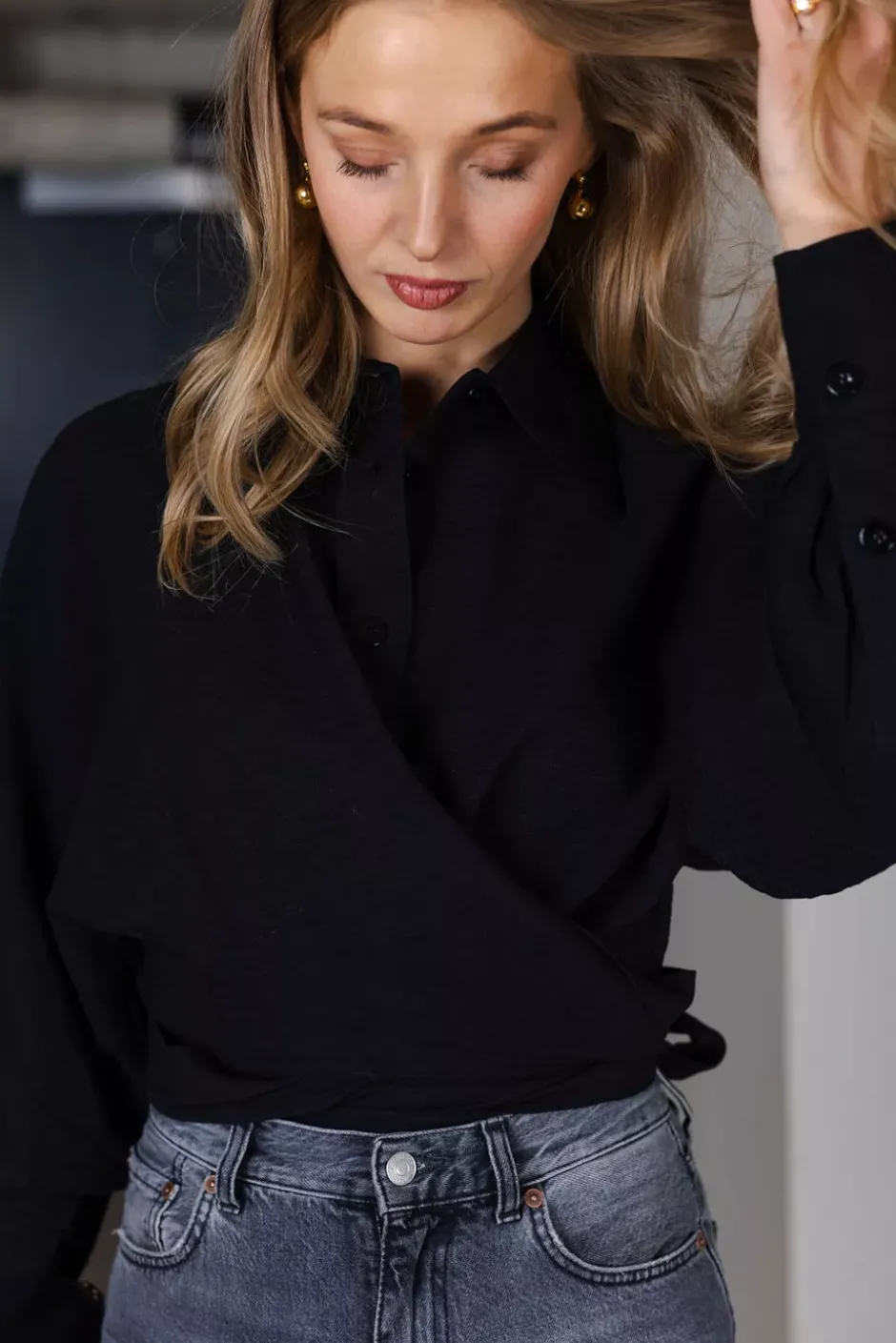 Clover Shirt Black^VIVEH Discount