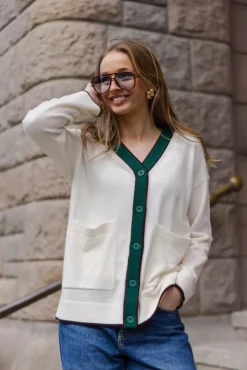 Club Cardigan Off White^WE NORWEGIANS Online