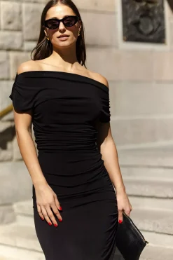 Columbine Dress Black^VIVEH Fashion