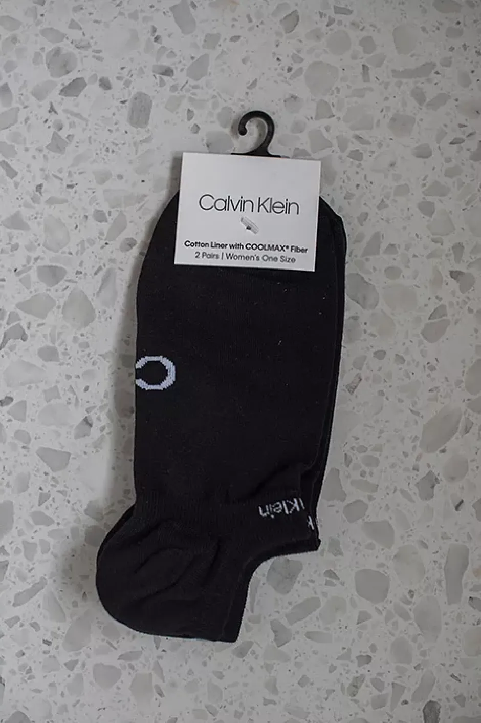 Coolmax Gripper Ped Black 2-pk^CALVIN KLEIN Outlet