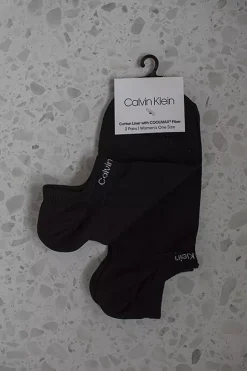 Coolmax Gripper Ped Black 2-pk^CALVIN KLEIN Outlet