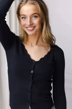 Cora Cardigan Black^PIA TJELTA Hot