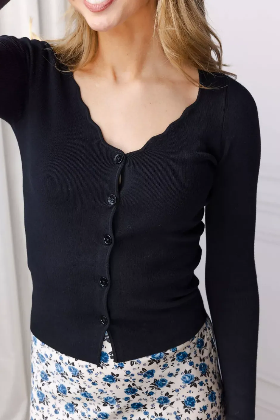 Cora Cardigan Black^PIA TJELTA Hot