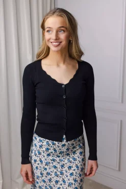 Cora Cardigan Black^PIA TJELTA Hot