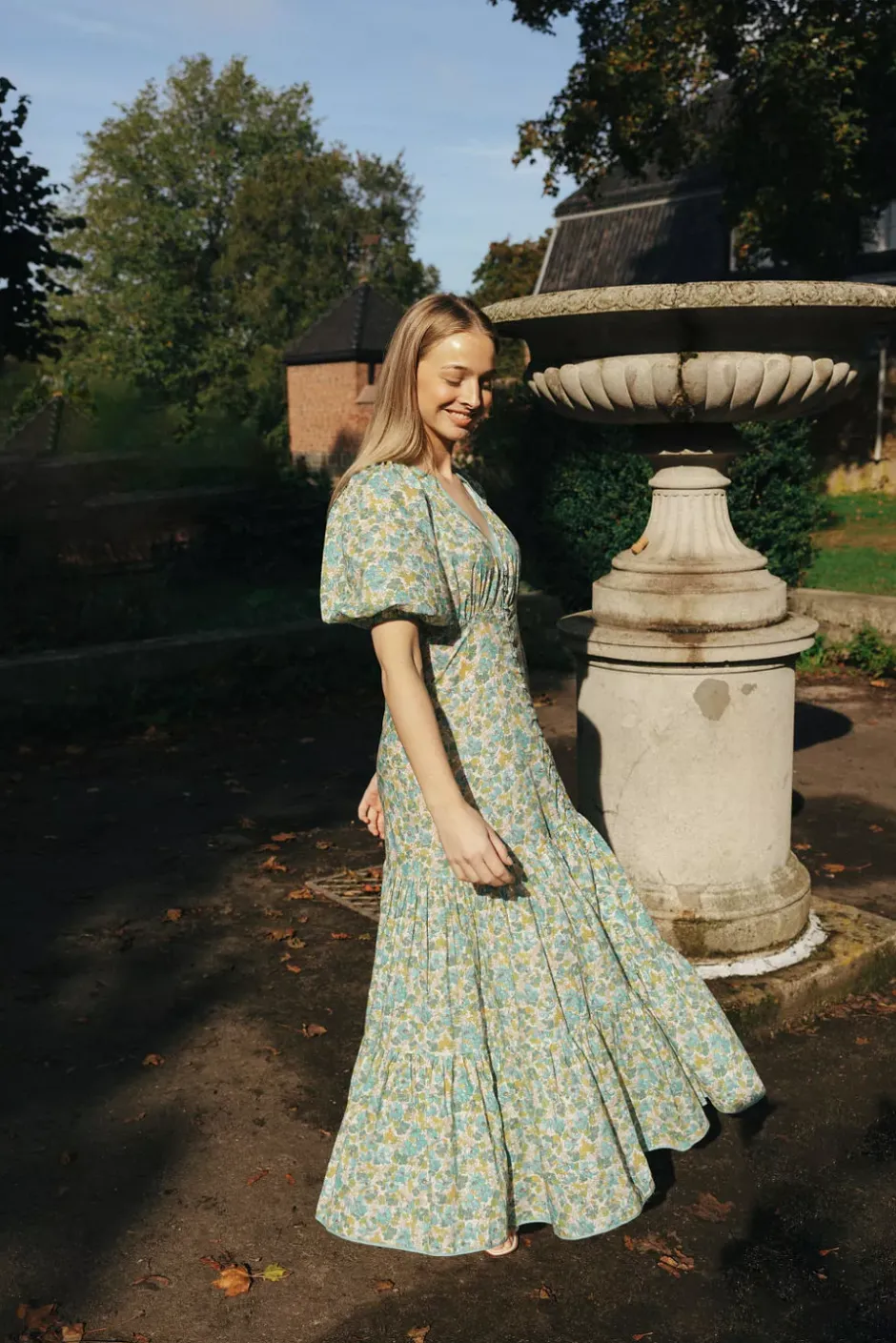 Cotton Party Maxi Dress Anemone^BY TIMO Online